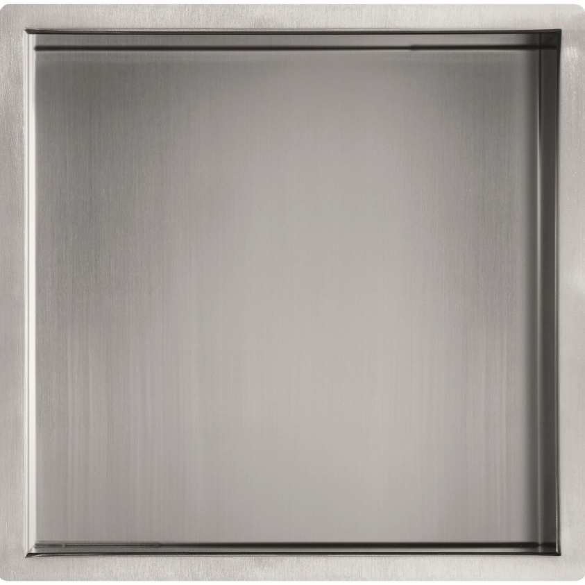 JTP Inox Stainless Steel 300mm x 300mm Shower Niche